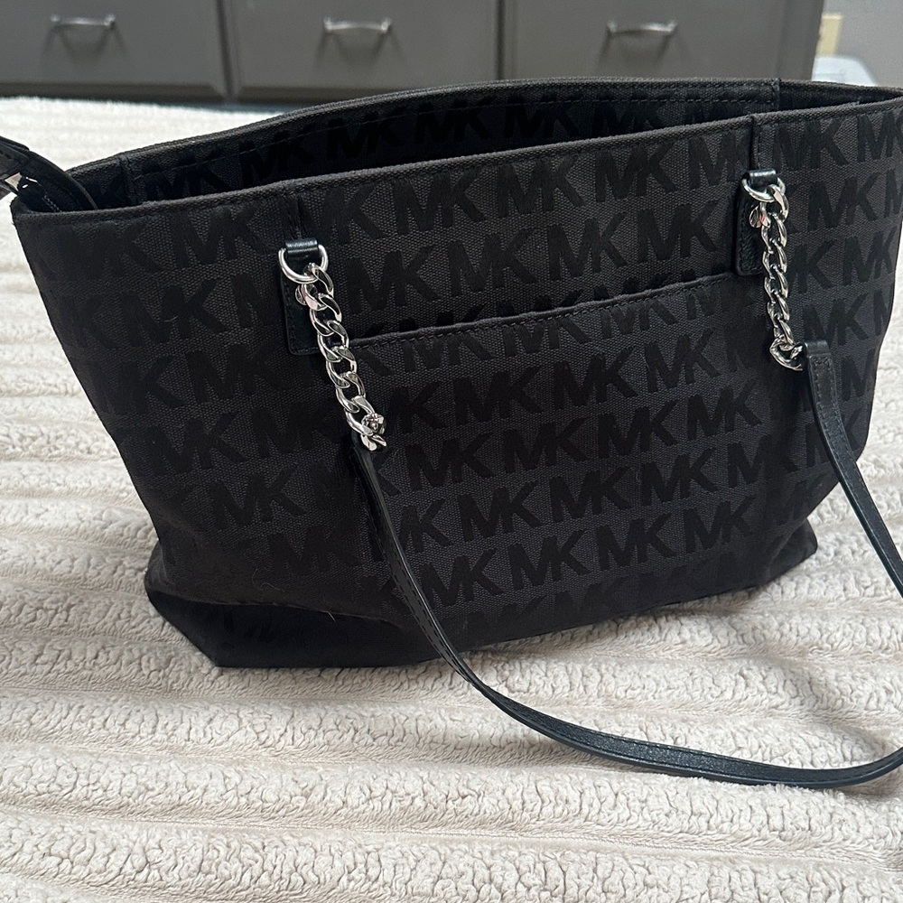 Michael Kors Black Monogram Tote